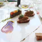 オーベルジュ・オー・ミラドー - 金華豚とレンズ豆ゼリー寄せ