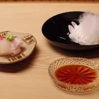 緒方 - 鯛の洗い、重陽の節句仕立て