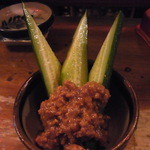 大島や - 肉みそ胡瓜