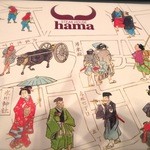 Sutekihausu Hama - ランチマット