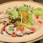 利他食堂 - 蛸と真鯛のカルパッチョ