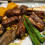 わいん食堂 Chez とし - 2019.9 オーストラリア産ラムスペアリブのグリル（4,200円）