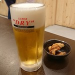 居酒屋 笑平 - ビールとお通し