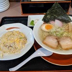 拉麺本家夢屋 - Ｂランチ（塩拉麺、半炒飯）