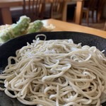 蕎麦処　両國 - 穴子天セイロそば