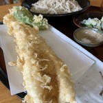 蕎麦処　両國 - 穴子天セイロそば