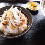 ねもと屋 - ミニチャーシュー丼