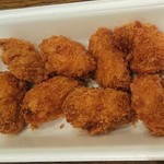 ディオ - かきフライ(8個入り) 税抜276円 ※開封後 2019.09.21)