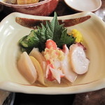 うず潮 - 蟹、タコ、ホタテの酢の物