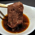 ステーキハウス 村岡 - 蒸篭（せいろ）むし と 幻の隠岐牛の為に作られた特注ポン酢でいただきましょうか。