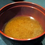 ステーキハウス 村岡 - お味噌汁です。