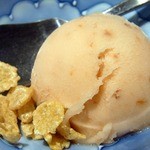 ステーキハウス 村岡 - シャーベットも映えますよね。 美味しくいただきましたよ。