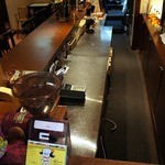 ステーキハウス 村岡 - 入口から入って直ぐの右側です。