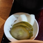 とんかつ 鉄 - お新香