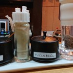 とんかつ 鉄 - ４種類のお塩