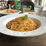 Pasta Ba - ウニとフレッシュトマトのアーリオ・オーリオ