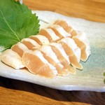 Seared chicken fillet with ginger soy sauce