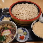 Juuwari Soba Rifuan - かしわせいろつけ麺とミニとろ丼