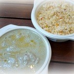 屋台DELI - 料理写真:グリーンカレー×チャーハン大盛り