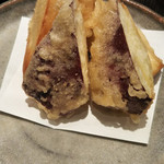 酒房 猩猩 - 五郎島金時の天ぷら