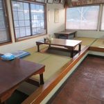 民宿みやこ - お風呂で汗を流した後の食事は民宿に併設された以前はドライブインとして営業されてた食堂でいただきました。
