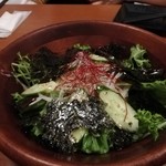 akasakamitsukezaya - 九条葱と淡路玉葱のチョレギサラダ