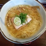 南部屋路ばた - 限定麺「ぶり大根そば(提供2日目)」(2019年9月23日)