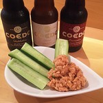 enupa-ku - 大人気！！肉味噌きゅうり クラフトビールとどうぞ