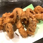 雫庵 - ゲソ唐揚げ