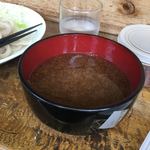 手打ちうどん うえちゃん - 肉つけうどんのつけ汁