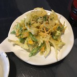 丸甚そば - てんぷら