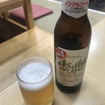 板前居酒屋ゆうや - ノンアルコールビール ドライゼロ 450円(税抜)