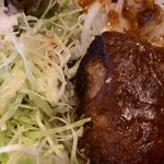 レストラン 牛石 - ハンバーグの極薄ころも