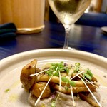 KUFUKU± - 大ナメコに濃縮マッシュルームのヴルーテ