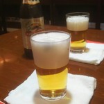 Roen Saikan - 瓶ビールで乾杯の巻。