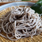 瀧不動生蕎麦 - 天ざるそば(1650円)　ざるそば