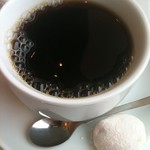 Pain au traditionnel - おかわり自由のコーヒー　マシュマロがついてた！