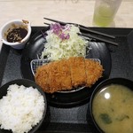 松のや - 味噌ロースカツ定食￥６３０