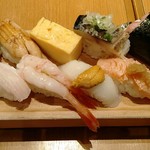 東京寿司 ITAMAE SUSHI - 選抜握りセット1780円