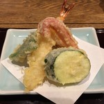 蕎麦処 ゆたか - 天ぷらです。