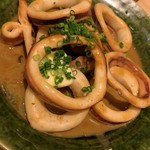 やえす初藤 - イカのワタ炒め