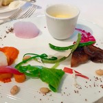 佛蘭西料理 名古屋 - 南瓜のスープと地元野菜をさまざまな調理法で