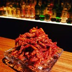 燻製Bar dahlia - さきいかキムチの燻製