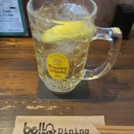 bellDining - 昼飲みセット +100円の角ハイ