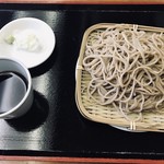 酒とそば まるき - セットのお蕎麦（冷）