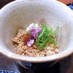 鳥田中 - 丹波地鶏のそぼろと生湯葉