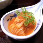 鳥田中 - 丹波地鶏の胸肉のヅケ