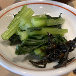 鳥焼 辰の字 - お新香アップ