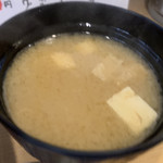 鳥焼 辰の字 - 味噌汁