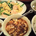中華ごはん れんげ食堂 - ランチ　芝海老と玉子炒めセット